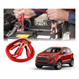 Auto Pearl 1.83 m (6 Ft) 500 A Heavy Duty Anti Tangle Battery Jumper Booster Cables for Ford Ecosport (Pack of 2)-image-36