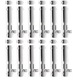 Screw Tight B021705SN-4 4 inch Brass Satin Nickel Plated Barrel Bolt (Pack of 4)-image-21