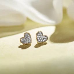 Kisna Diamond & Gold Jewellery 18k (750) Gold Shivani Diamond Earring-image-38