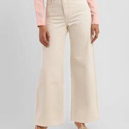 Levi's Off-White Relaxed Fit High Rise Jeans-image-13