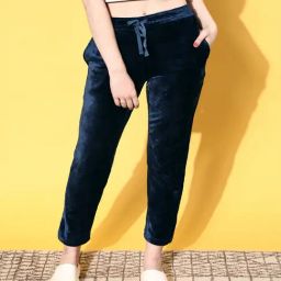 Sweet Dreams Navy Regular Fit Lounge Pants-image-74