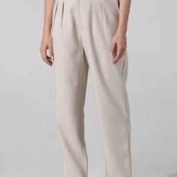 Only Beige Regular Fit High Rise Pants-image-26
