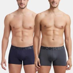 Jockey IC28 Men's Tactel Microfiber Elastane Stretch Trunk with Moisture Move Properties (Pack of 2)-13