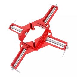TileMaster Adjustable Corner Clamp Set 90° 70 mm Throat Depth 7.5 cm Clamping Die-Cast Aluminum Red, TM-30 (Set of 2)-16
