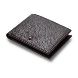 Halden Brown Textured Small Leather RFID Bi-Fold Wallet For Men-13