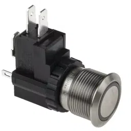 RS PRO Illuminated Push Button Switch Latching 19.1 mm SPDT White LED 250/125 V AC, 1758630-picture-30