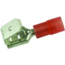 MULTICOMP PRO Quick Disconnect Crimp Terminals TERMINAL, PIGGYBACK, 0.25IN, CRIMP, RED, MC29475 (Pack of 100)-picture-19