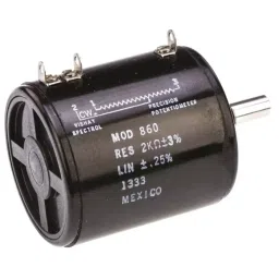 Vishay Panel Mount Rotary Potentiometer 8 W Power 2 kΩ Resistance Solder Lug Terminal, 860B1202 (Pack of 10 Pcs)-picture-38