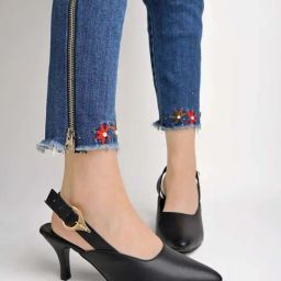 Shoetopia Kids Black Back Strap Sandals-image-87