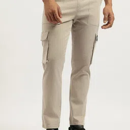 United Colors of Benetton Men Solid Mid-Rise Trousers-picture-24