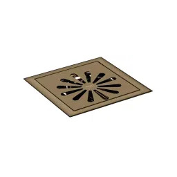 Sanjay Chilly Square Ezee Floor Drainer With Cockroach Trap Brushed Bronze 127 x 127 mm, SCCT-SE-BB-127-image-45