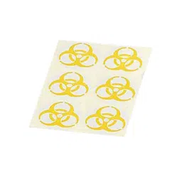 AS ONE Biohazard Mark Sticker 120 mm, Yellow-12-image-69