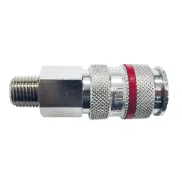 RS PRO Nickel Plated Steel Male Pneumatic Quick Connect Coupling BSPT 1/4 in Male Threaded, 2351078-picture-26