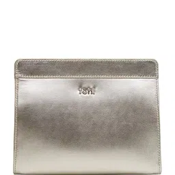Tohl RP 1 Charlton Silver Solid Leather Clutch-24