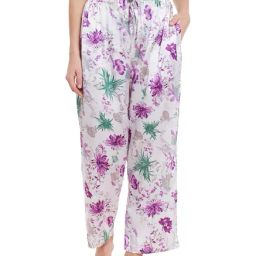 Miss Chase Off White Loose Fit Pyjamas-image-16