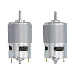 TECHDELIVERS DC 12 V- 24 V High Speed Metal Torque Motor DC for DIY Toy Cars Drill (Pack of 2)-40