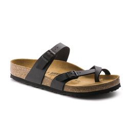 Birkenstock Unisex Black Mayari Birko-Flor Regular Width Sandals-image-61