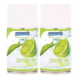 Airance 250 ml Refreshing Lime Fragrance Automatic Air Freshener Refill Perfume Spray (Pack of 2)-image-23