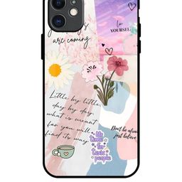 QRIOH Floral Printed iPhone 11 Back Case Mobile Accessories-image-90