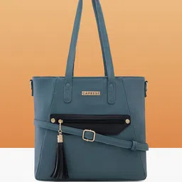 Caprese Women Textured Structured Leather Shoulder Bag-22