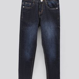 Pine Kids Enzyme Wash Full Length Jeans - Blue-image-78