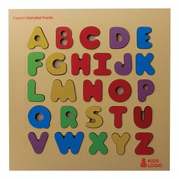 Kids Logic Chunky Capital Alphabet tray - Multicolor-25