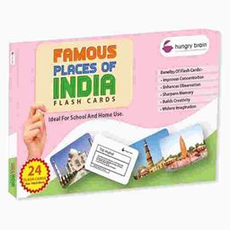 Hungry Brain Famous Places of India 24 Flash Cards - Multicolor-image-92