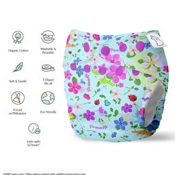 SuperBottoms NEW UNO Freesize Cloth Diaper  Cloth diaper for babies 3m to 3 years Washable & Reusable cloth diaper Comes with cloth diaper insert  Pack of 2 image 3