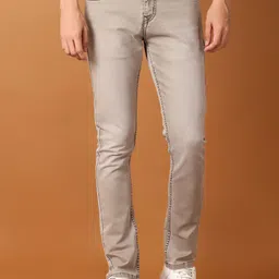 V-Mart Men Slim Fit Clean Look No Fade Jeans-image-97
