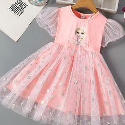 YK Self Design Embellished Fit & Flare Knee Length Dress-10