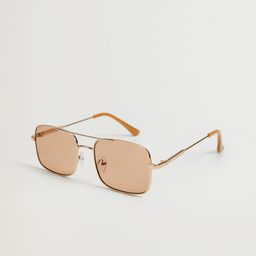 MANGO Women UV Protected Square Sunglasses-14