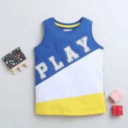 Bumzee Kids Multicolor Color Block T-Shirt-image-41