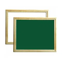SHELFKING Non-Magnetic 10 x 12 Inch Double Sided Whiteboard and Chalkboard Wooden Slate Both Side Writing Boards, One Side White Surface and Back Side Green Surface-47