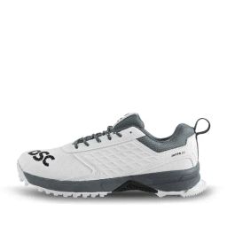 DSC Men's Jaffa 22 White & Grey Cricket Shoes-picture-34