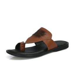 Auserio Men Round Toe Texture Sandals-image-32