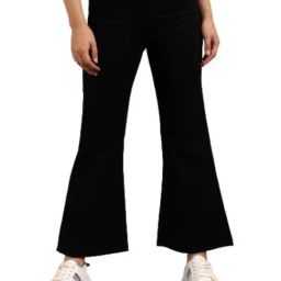 Kotty Black Cotton Lycra Solid Jeans-image-70