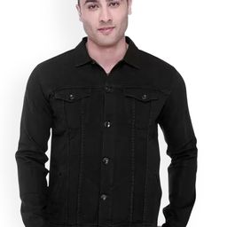 Moda Rapido Men Spread Collar Solid Denim Jacket-picture-9