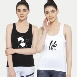 Friskers Multicolor Printed Camisole (Pack Of 2)-picture-29