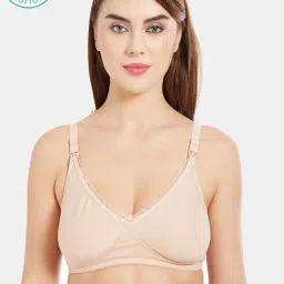 Inner Sense Beige Non Wired Non Padded Nursing Bra-picture-48
