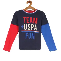 U.S. Polo Assn. Boys Multicolor Printed T-Shirt-image-51