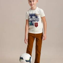 U.S. Polo Assn. Boys White Cotton Printed T-Shirt-image-39