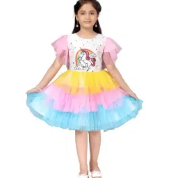 Aarika Kids Multicolor Printed Dress-image-53