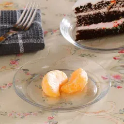 Duralex 'Lys' Transparent Glass 13.5 cm Club Plate - Set of 6-35