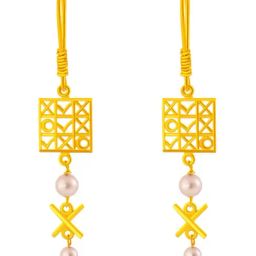 P.C. Chandra Jewellers 14k Gold Earrings for Women-picture-17