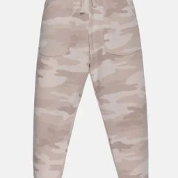 Kiddopanti Kids Beige Camouflage Trackpants-image-57