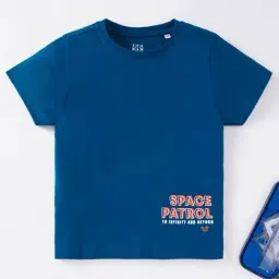 Ed-a-Mamma Kids Dark Blue Printed  T-Shirt-picture-44