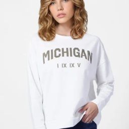 Only White Graphic Print Sweatshirt-image-67