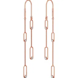 Joyalukkas 18k Rose Gold & Diamond Chic Capsule Earrings-image-26