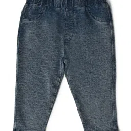 MiArcus Kids Blue Cotton Regular Fit Leggings-image-93