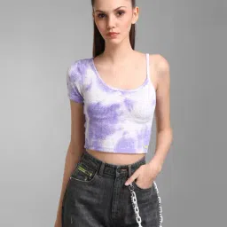 KZ07 by Kazo Purple Crop Top-image-23
